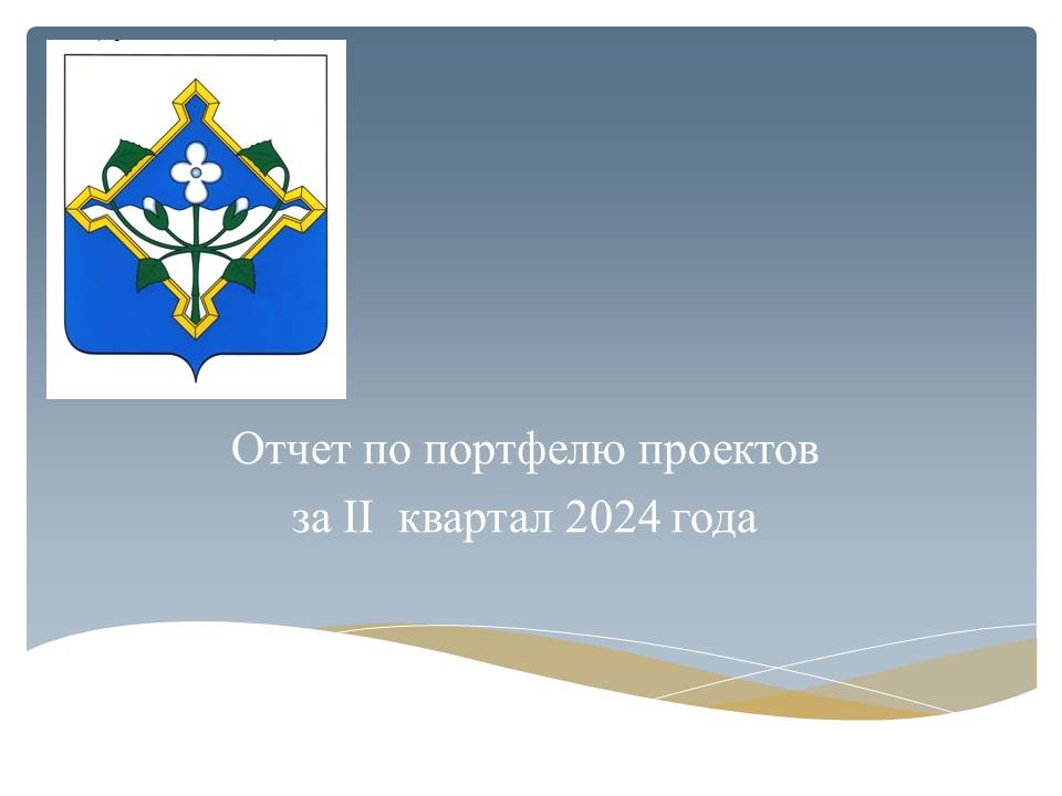 Отчет по портфелю проектов  за II  квартал 2024 года.