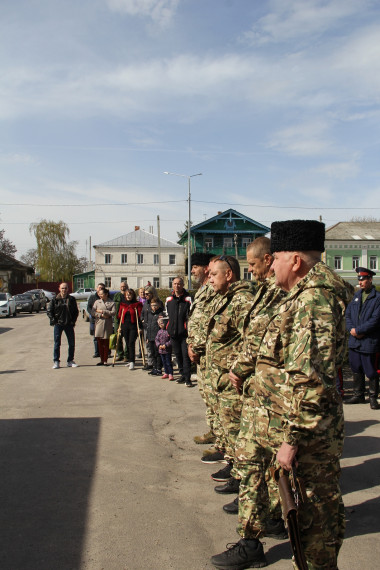 В связи с проведением СВО, Центральное Казачье Войско приняло решение сформировать казачий батальон «Хопёр». Сегодня мы проводили наших земляков - казаков Новохопёрского района для участия в зоне Специальной военной операции.. В связи с проведением СВО, Центральное Казачье Войско приняло решение сформировать казачий батальон «Хопёр». Сегодня мы проводили наших земляков - казаков Новохопёрского района для участия в зоне Специальной военной операции..